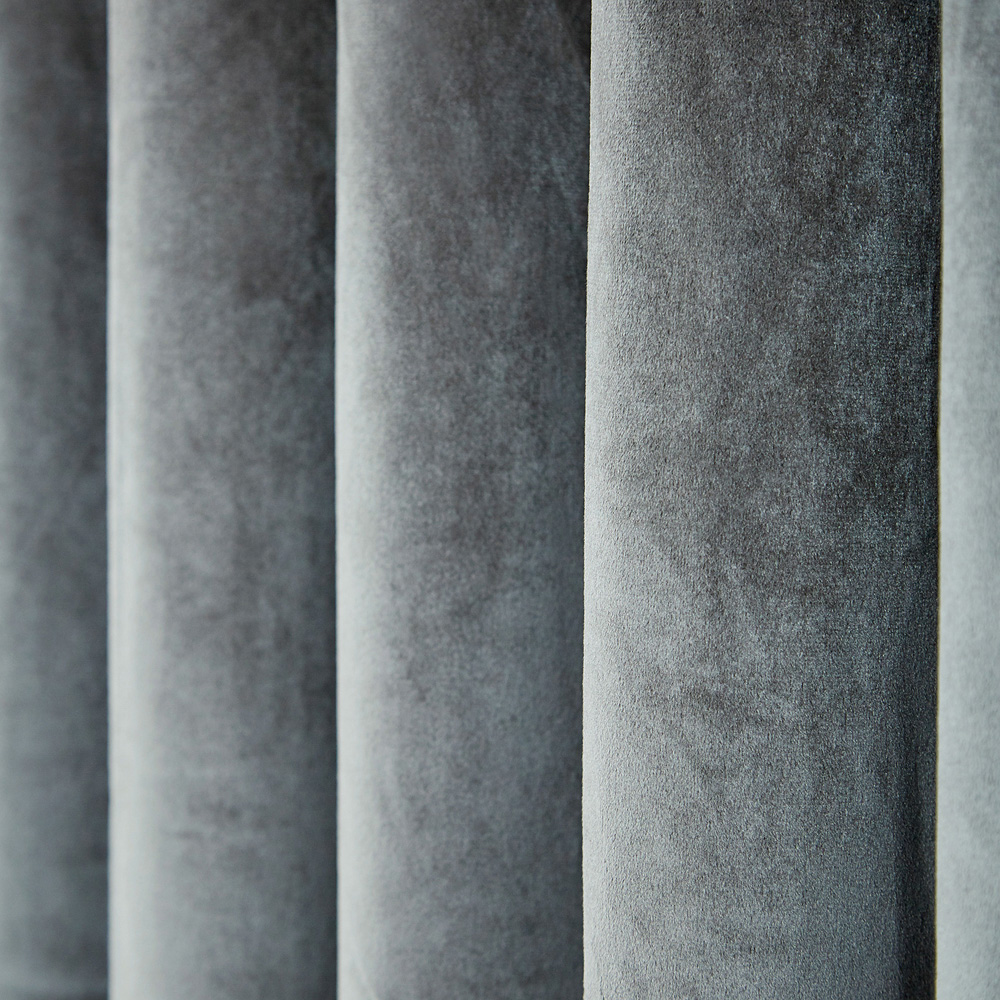 Helena Springfield Escala Lined Steel Curtains 168 x 137cm Image 2