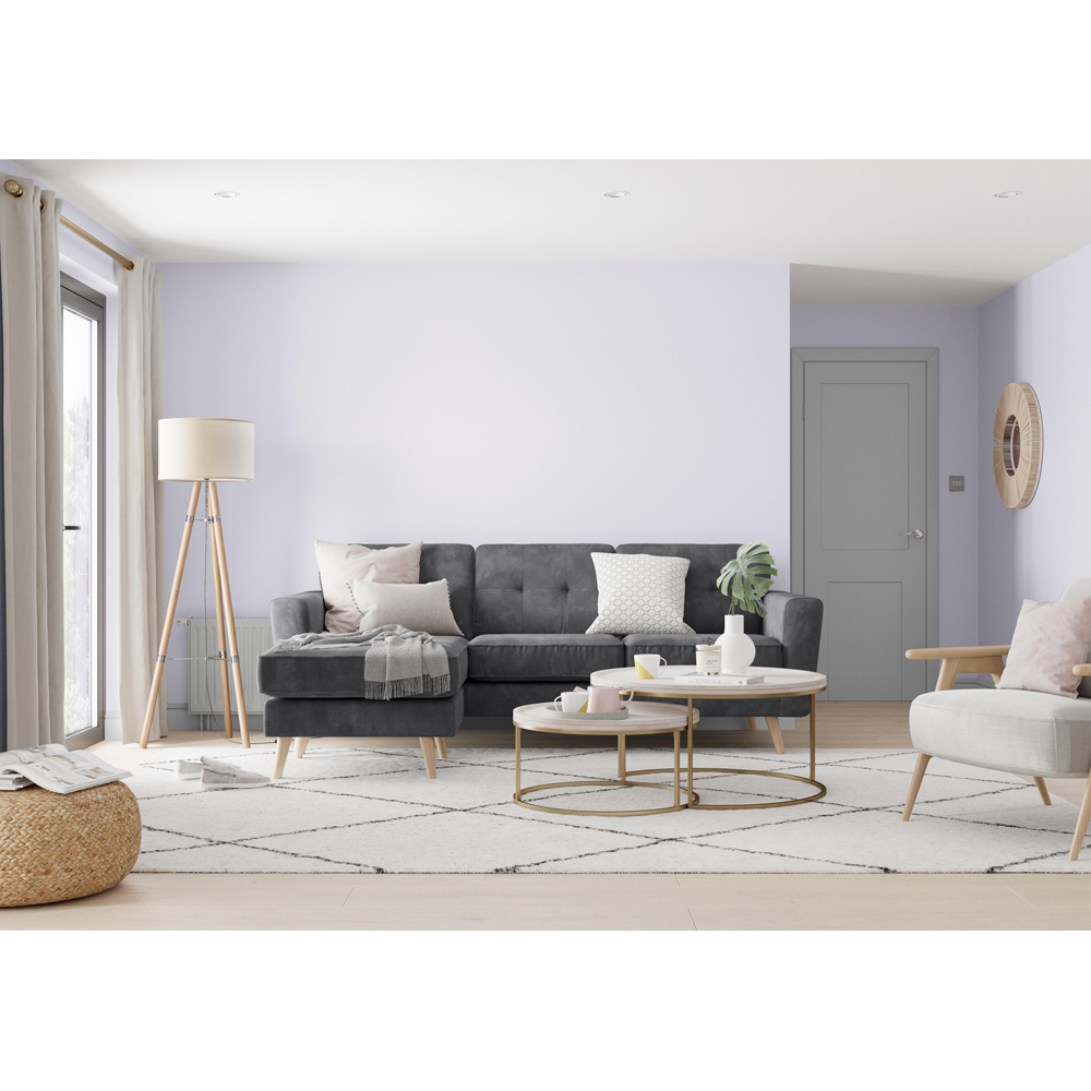 Dulux Easycare Violet White Washable and Tough Matt Emulsion Paint 2.5L Image 5