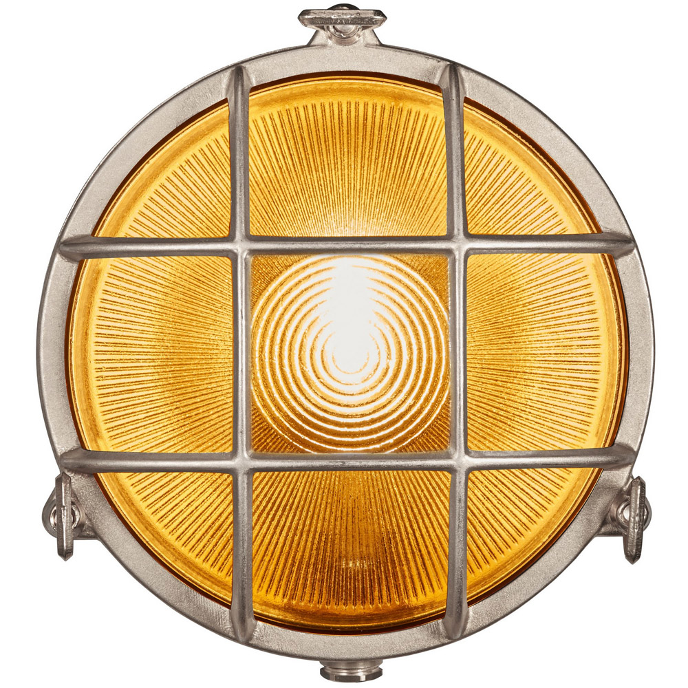 Nordlux Polperro Nickel Outdoor Wall Light Image 3