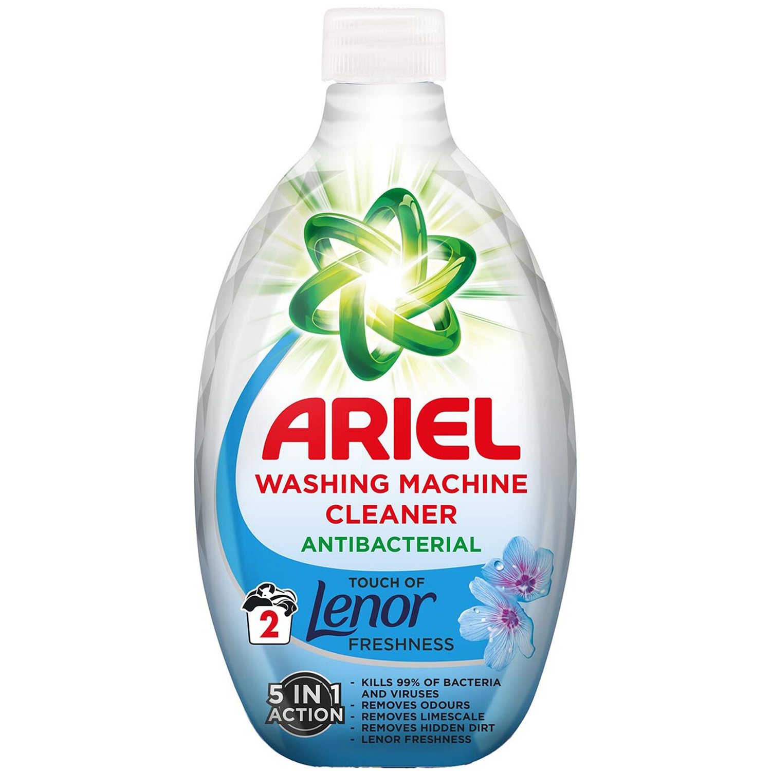 Ariel with Lenor Washing Machine Cleaner Image