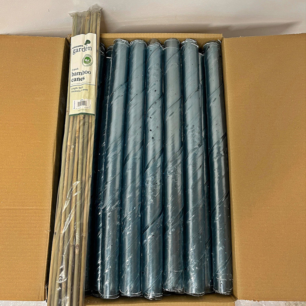 Inspirational Gifting Clear Spiral Tree Guard with Cane 60cm x 38mm 50 Pack Image 4