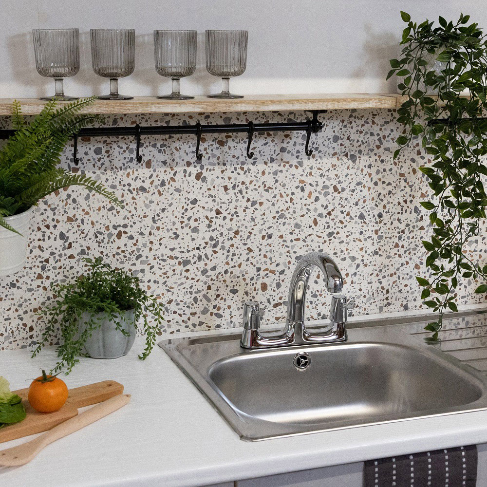 d-c-fix Terrazzo Sticky Back Plastic Vinyl Wrap Film 67.5cm x 10m Image 3