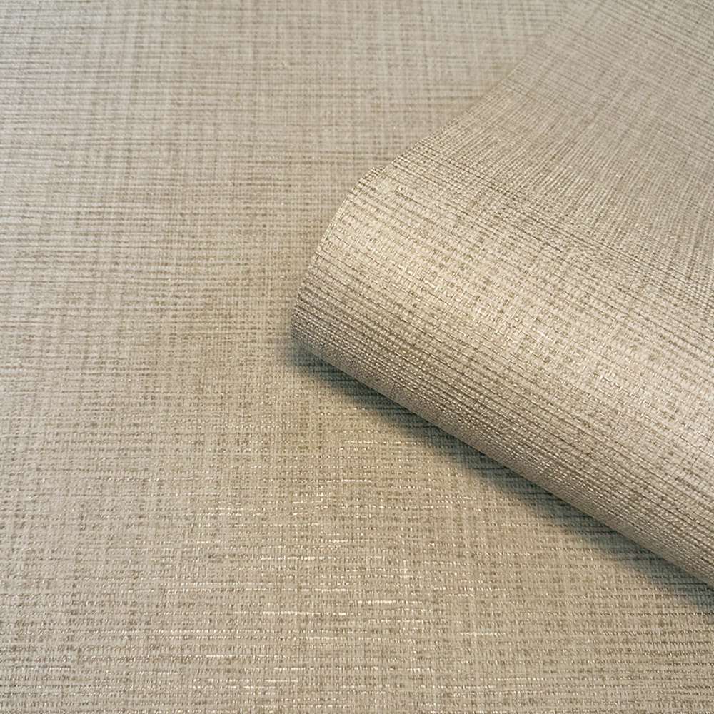 Belgravia Decor Grasscloth Texture Beige Vinyl Wallpaper Image 2