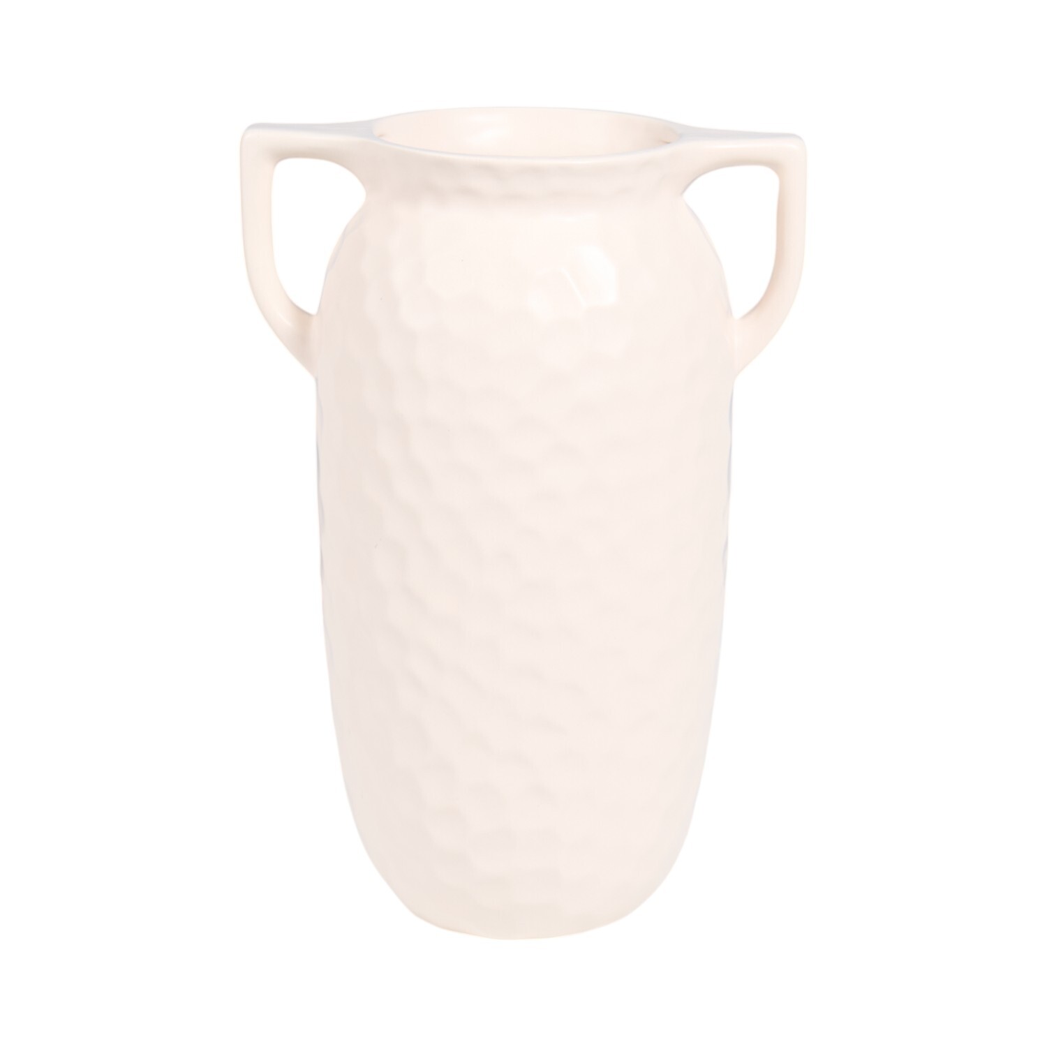 Athena Handled Vase Beige Image 3
