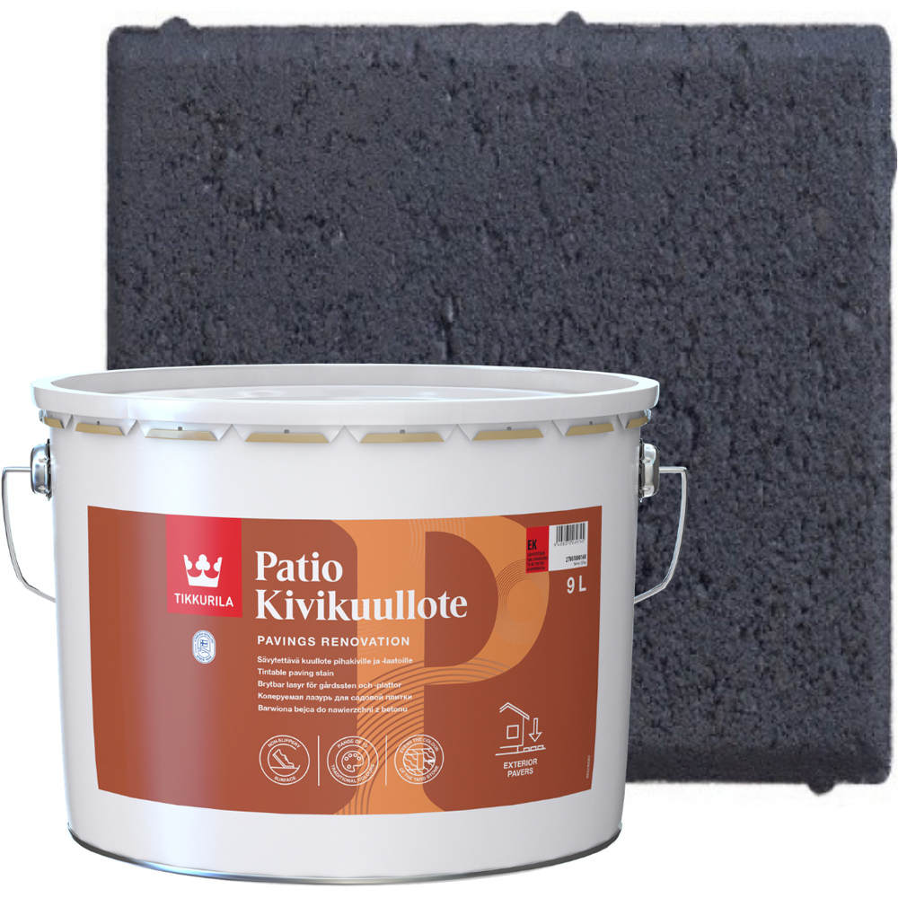 Tikkurila Patio Kivikuullote EK04 Patio Paving Stain 10L Image 4