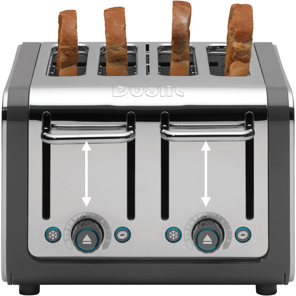Dualit Architect DA4526 Grey 4 Slice Toaster Image 3