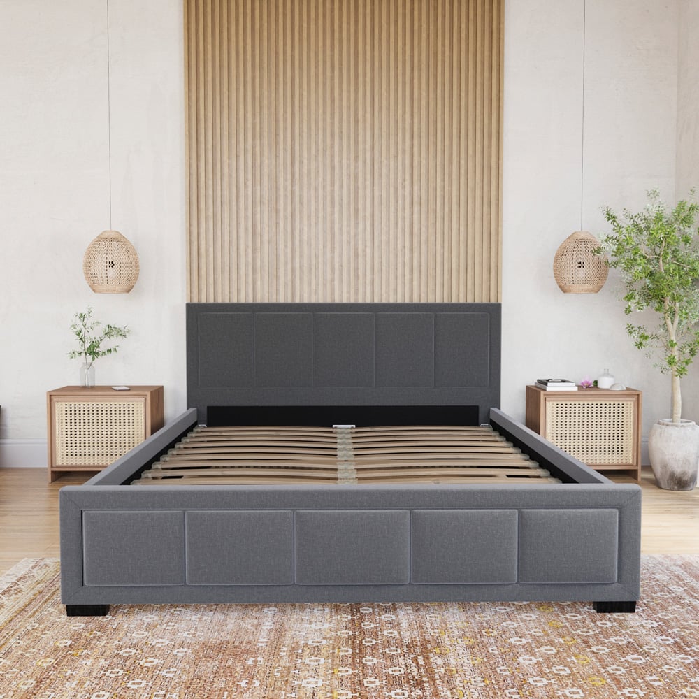 Vida Designs Vanita King Size Dark Grey Bed Frame Image 6