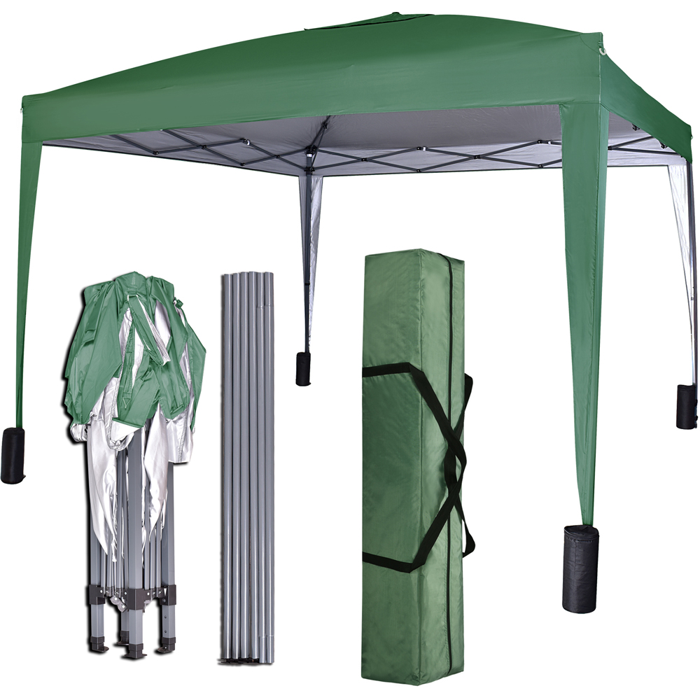 Green Pop Up Outdoor Gazebo 3 x 3m Image 3