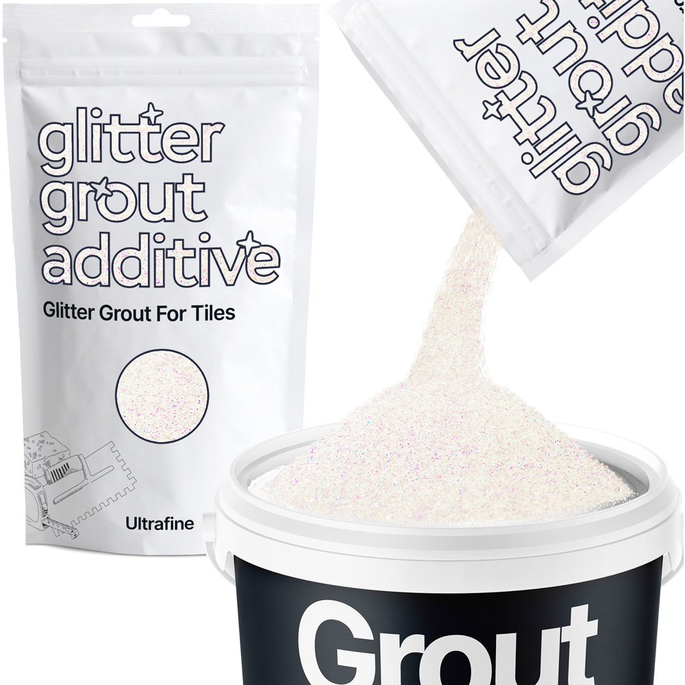 Hemway Glitter Mother of Pearl Iridescent Ultrafine Tile Grout Additive 100g Image 2