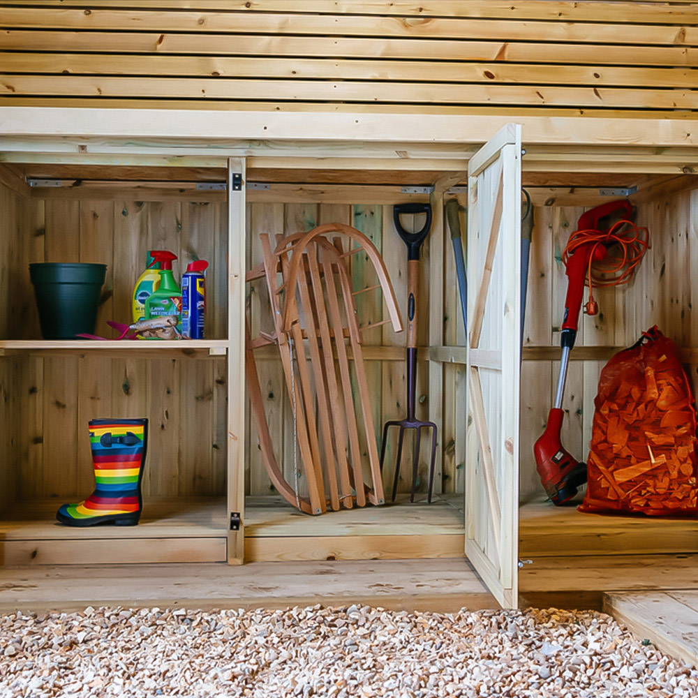 The Garden Village Gisburn 7 x 3ft Large Garden Storage Shed Image 3