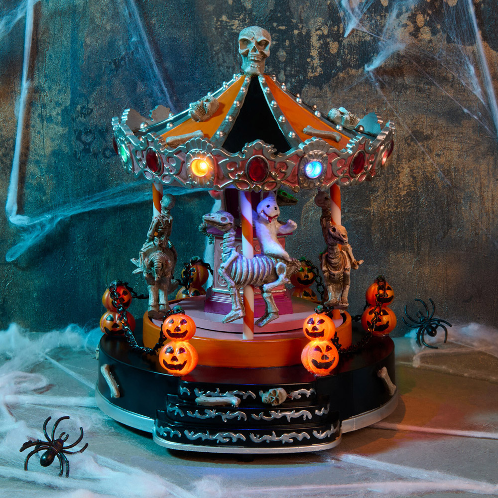 LED Haunted Carousel Image 2