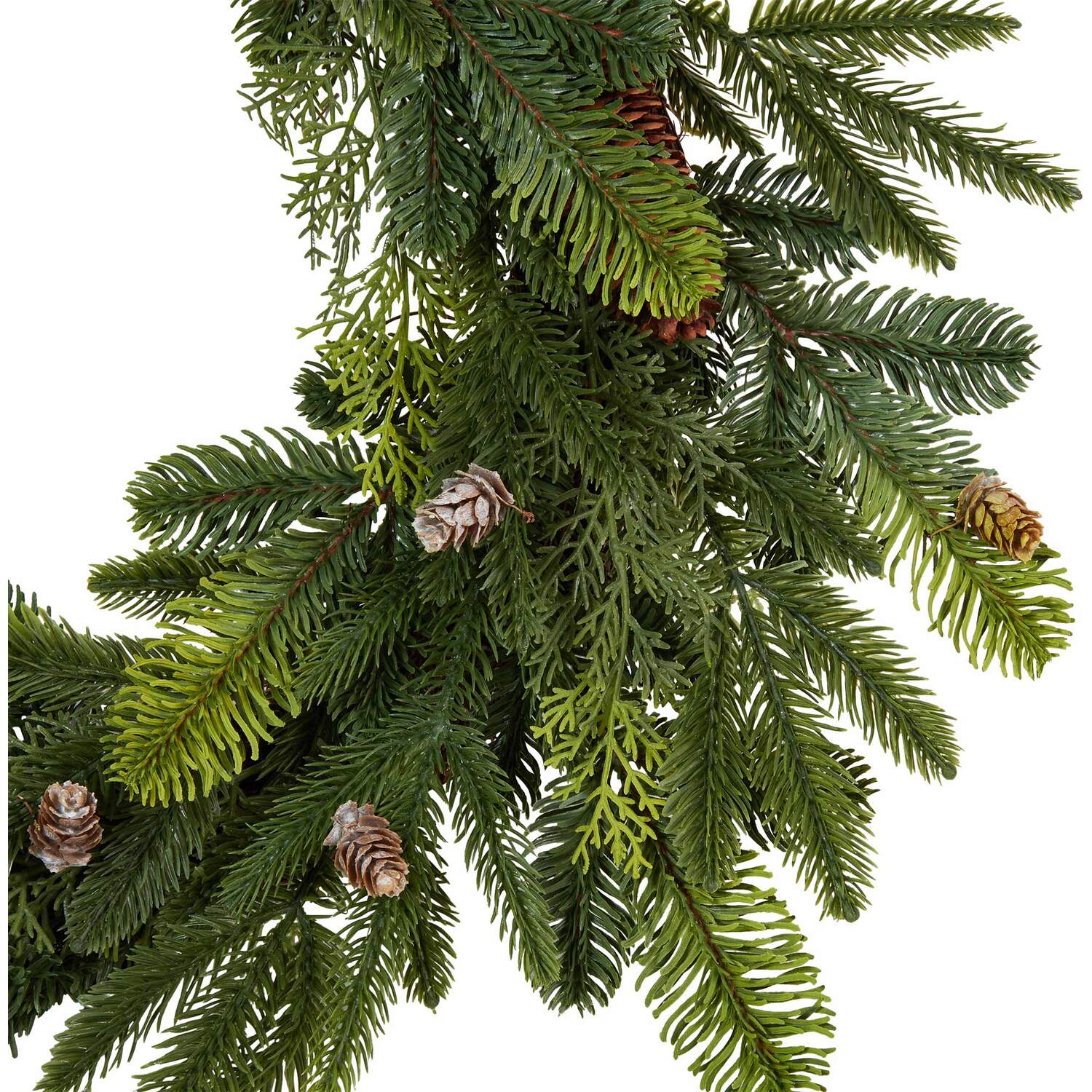 Pinecone Floristry Wreath - Green Image 3
