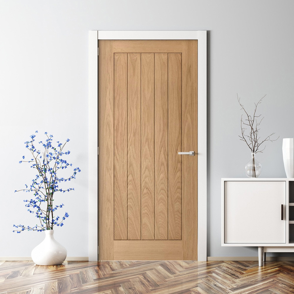 Farley Oak Veneer Cottage Internal Fire Door FD30 1981 x 838 x 44mm Image 2