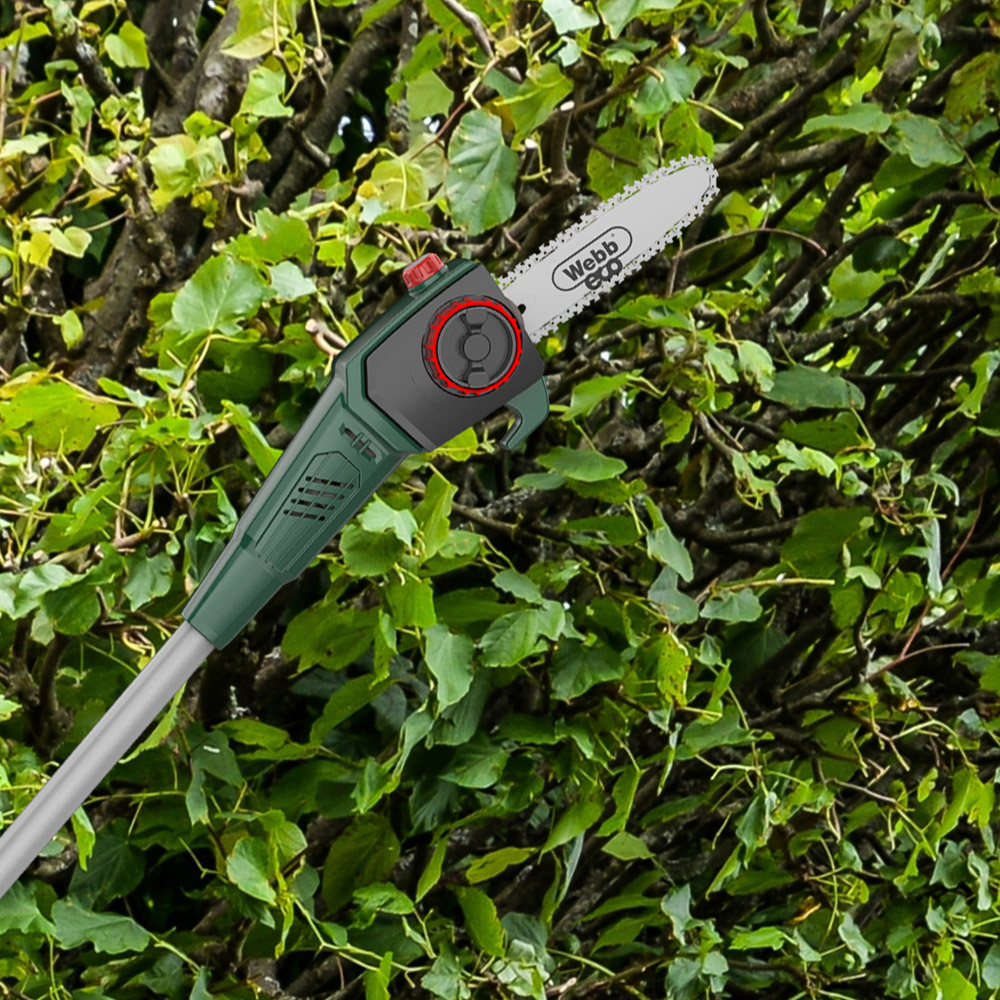 Webb 20V 50cm Cordless Long Reach Hedge Trimmer and Pruner Attachment Image 2