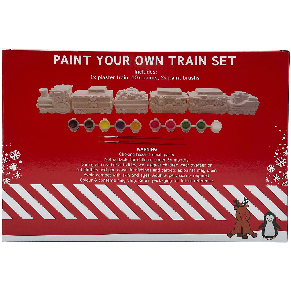 Paint Your Own Train Set Kit Image 2