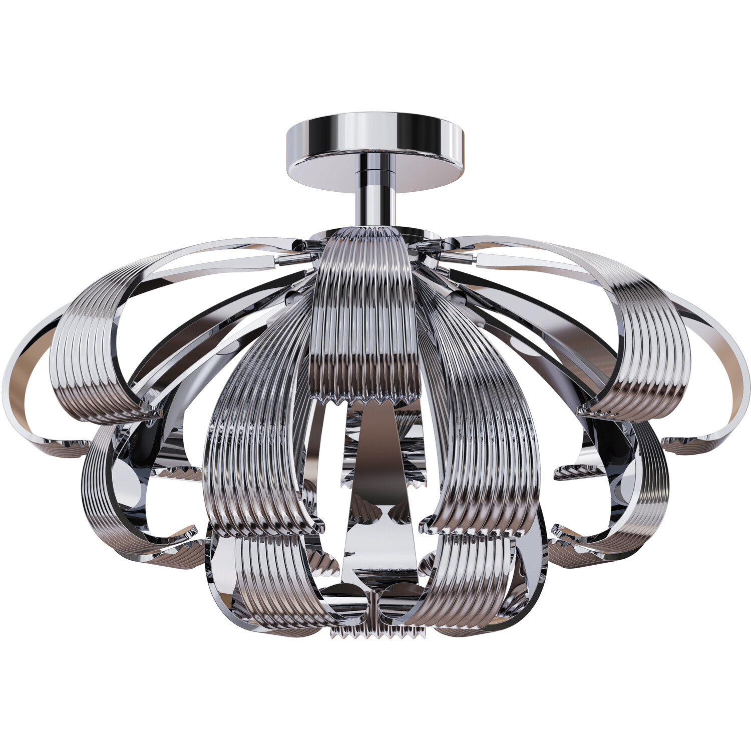 Milan Ceiling Fitting Chrome Image 3