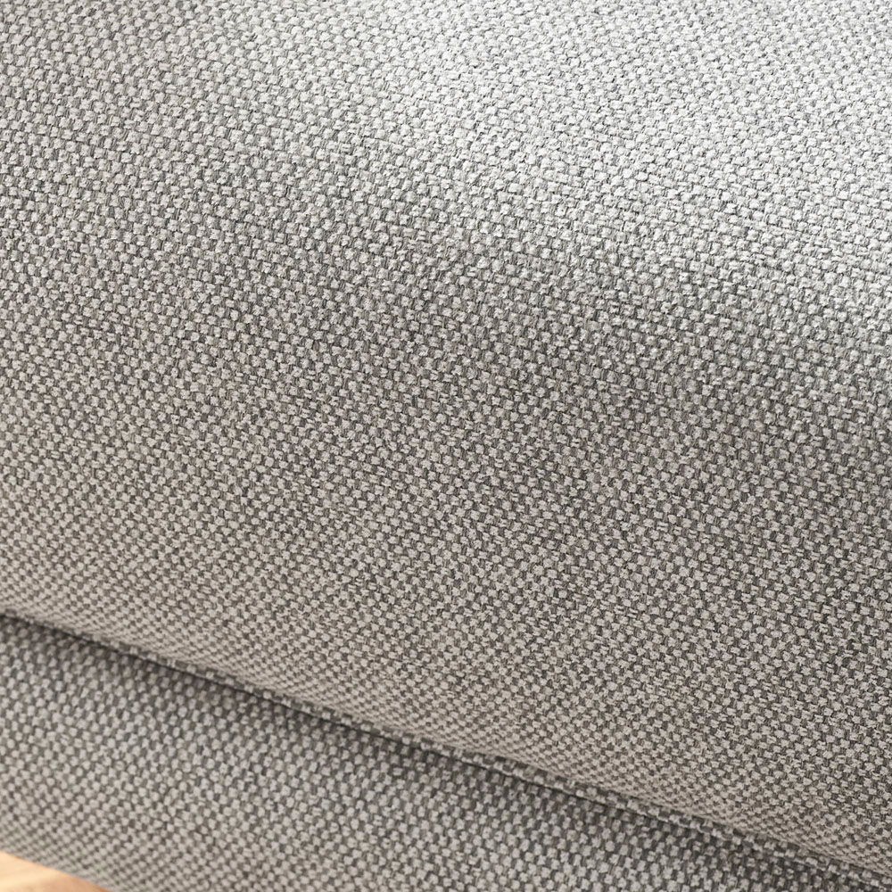 Julian Bowen Remy 2 Seater Light Grey Woven Fabric Sofa Image 6