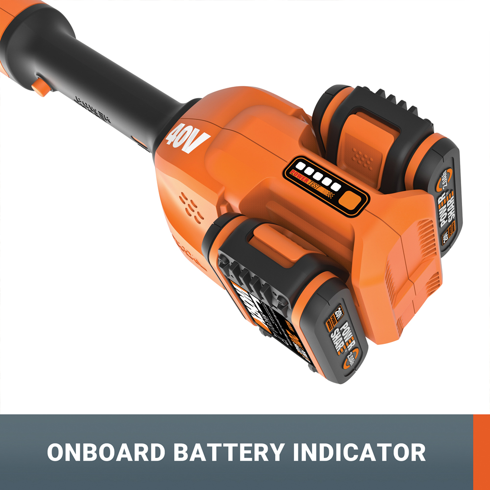 Worx WG183E 40V Cordless 33cm Grass Trimmer with Batteries and a Charger Image 4