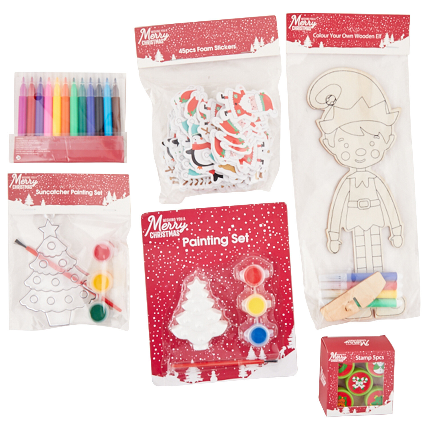 Christmas Craft Basket - Multicolour Image 3