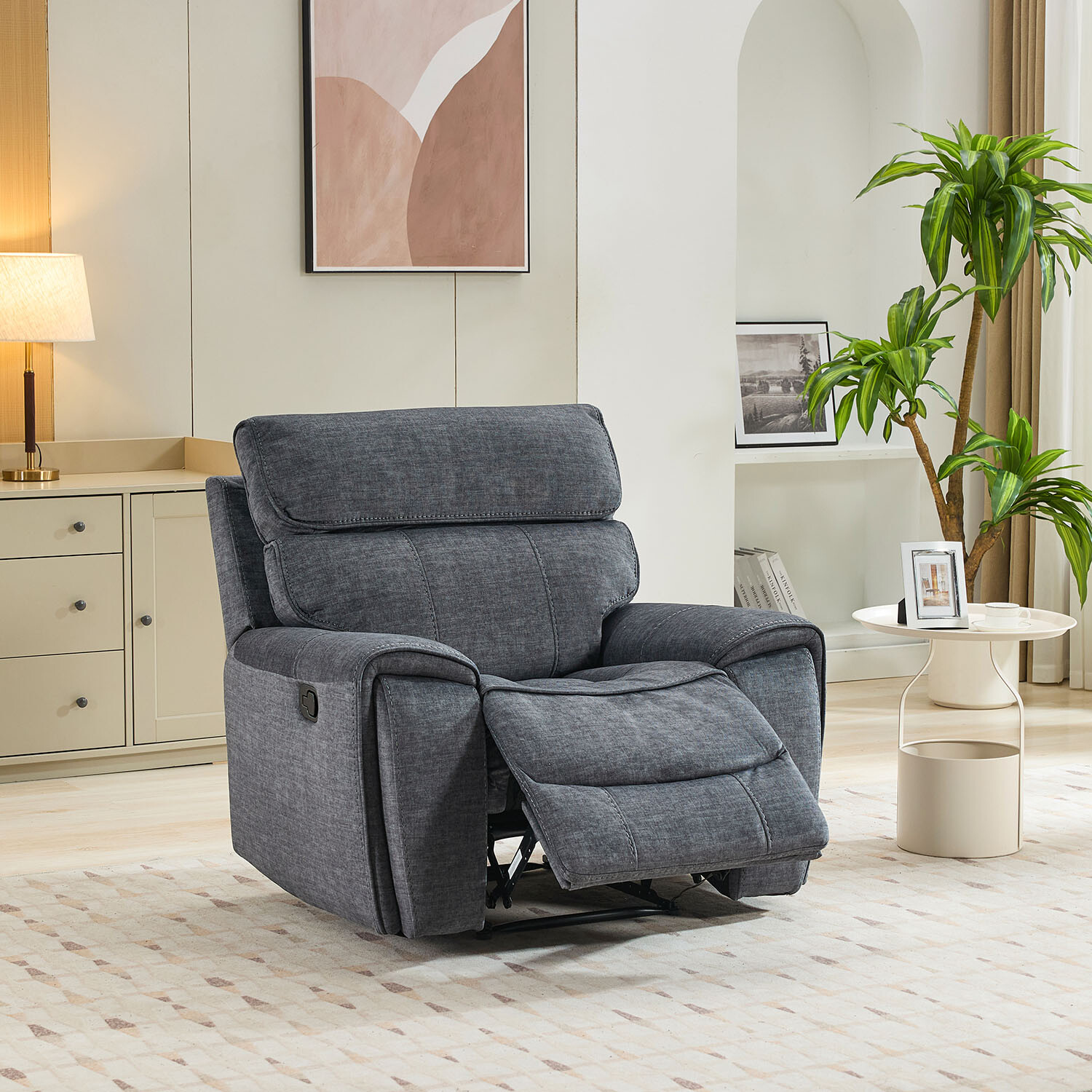 Cancun Recliner Chair - Grey Image 2