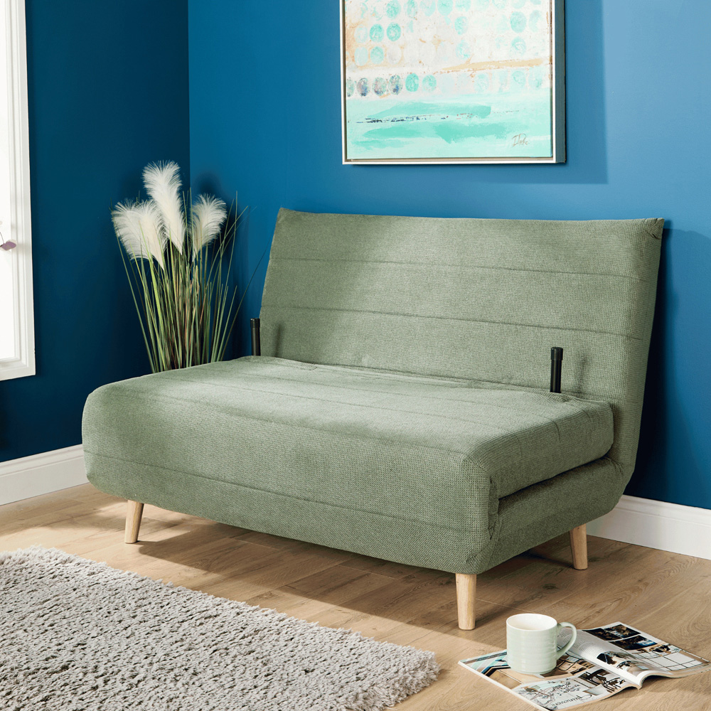 Home Source Lorena Double Green Sofa Bed Image 7