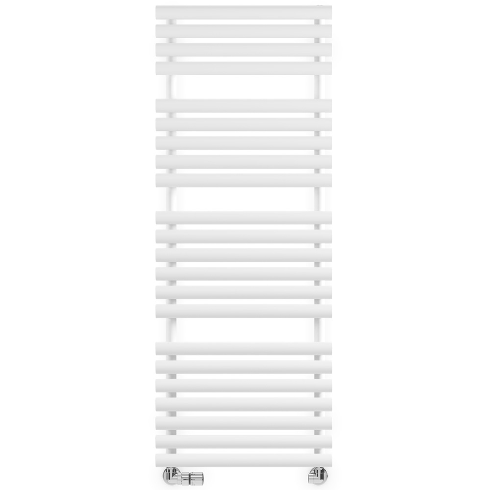 Terma Rolo Towel 2629BTU White Heated Towel Rail 1360 x 520mm Image 3