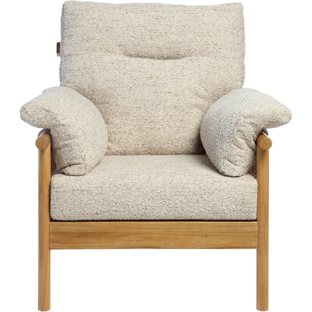 Desser Mindi Light Oak Natural Rattan Sutton Armchair Image 3