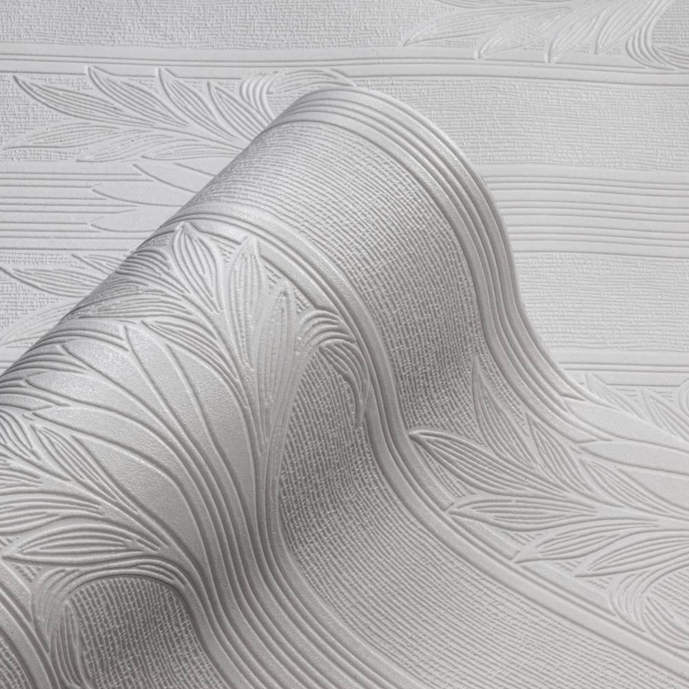 Anaglypta Wildacre Textured White Wallpaper Image 2