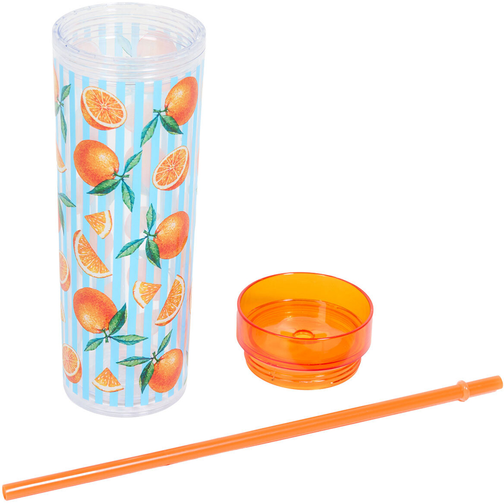 La Bella Vita Printed Cup with Straw Image 6