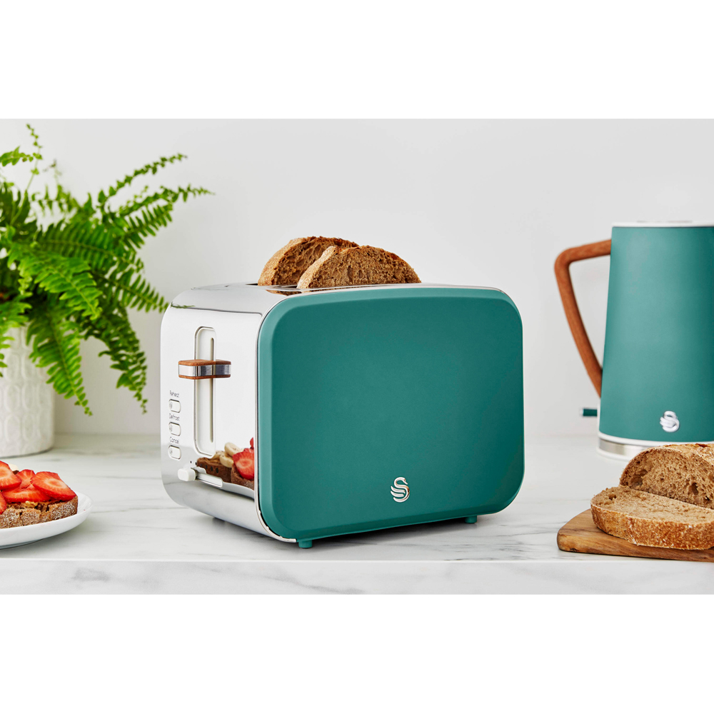Swan Nordic EEJB142 Green 2 Slice Toaster 1.7L Kettle and 20L Microwave Bundle Image 7