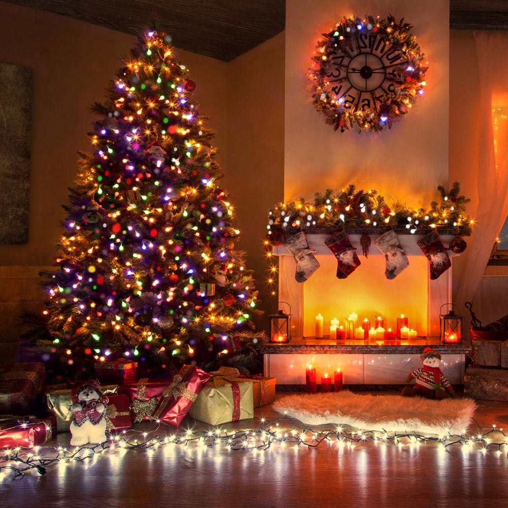 The Christmas Workshop 200 Multicolour Shadeless Fairy Light Image 5