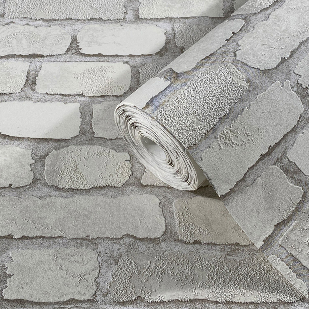 Galerie Industrial Effects Sand Off White Wallpaper Image 2