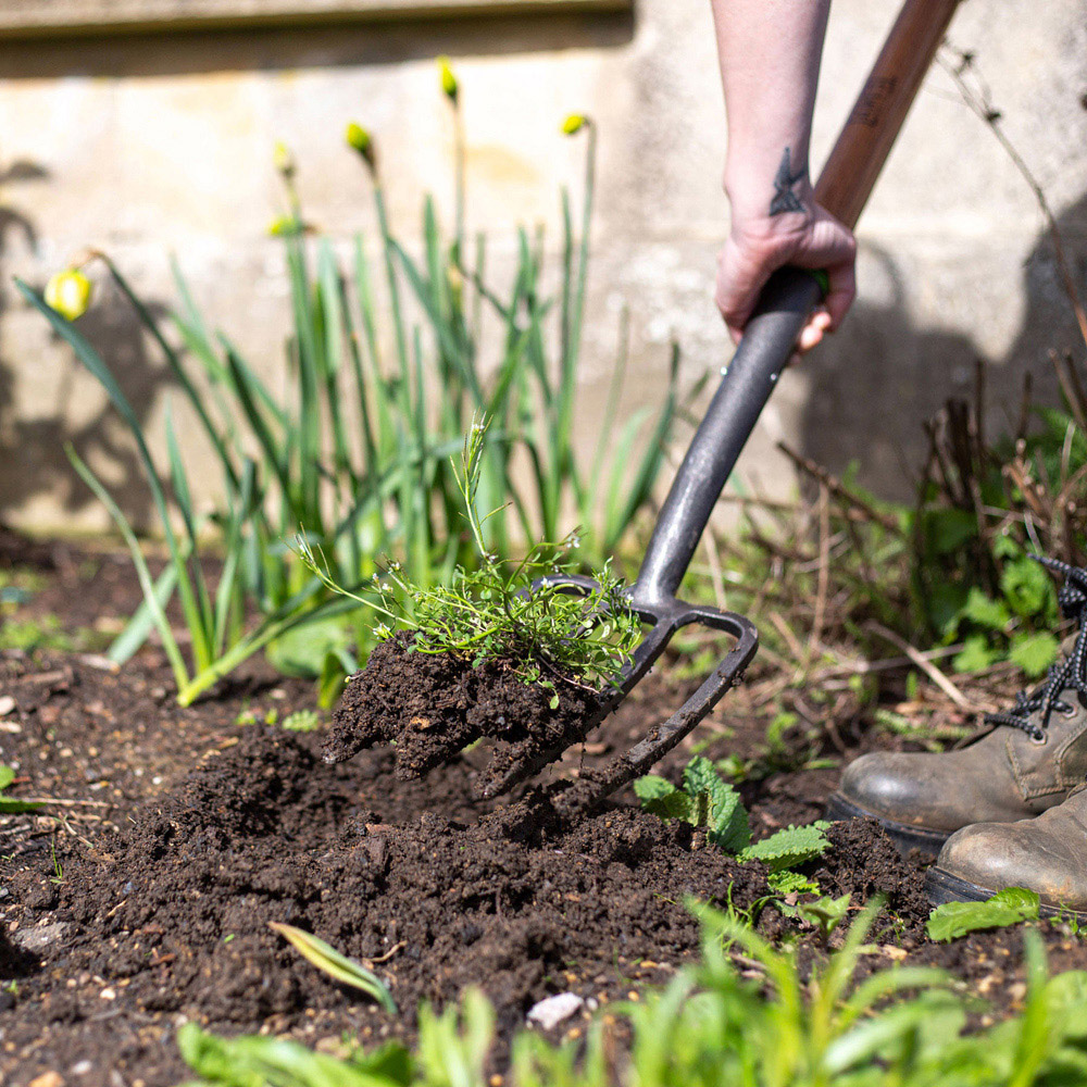 AMES Tools Carbon Steel Border Garden Fork Image 5