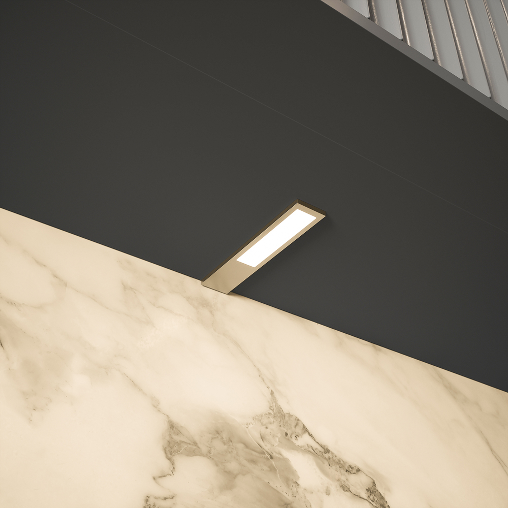 Sorrelis Zyra Aluminium Rectangle Slim 3 Warm White Light Kit Image 2