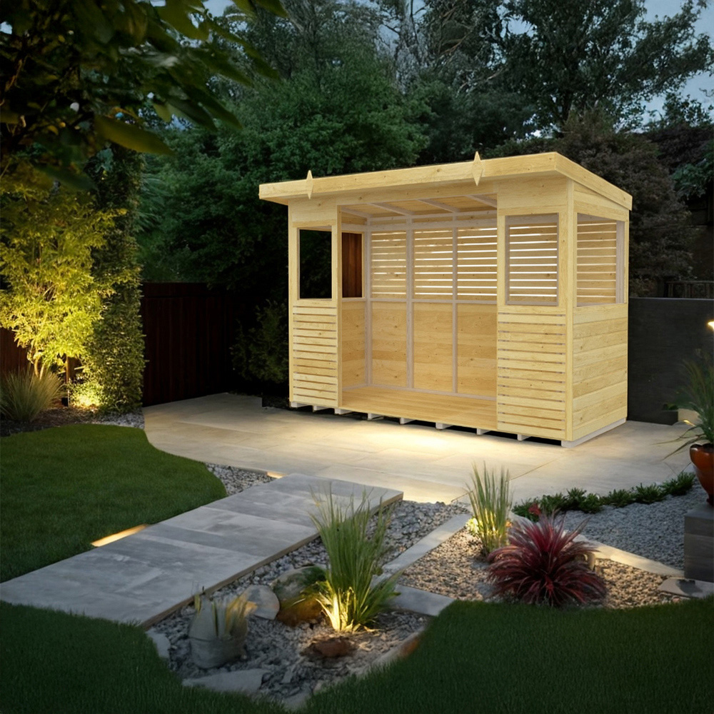DIY Sheds 10 x 4ft Pressure Treated Tongue and Groove Timber Outdoor Kitchen Shelter Image 5