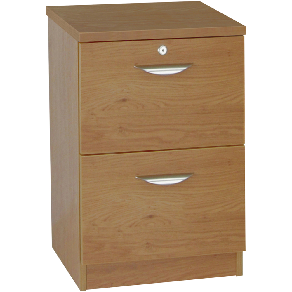 R White Cabinets 2 Drawer Brown Filing Cabinet Image 2