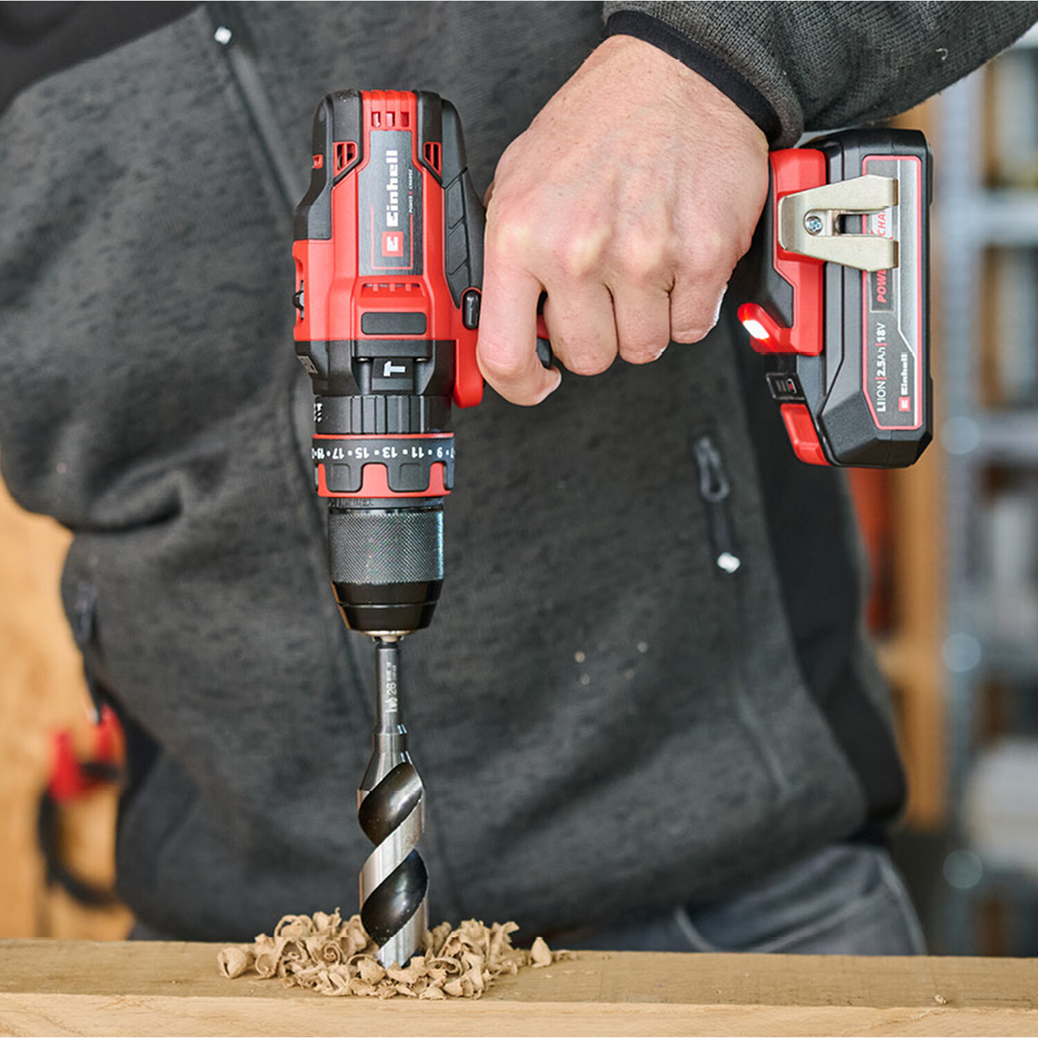 Einhell PXC 18V Li-Ion Combi Drill Kit Image 3