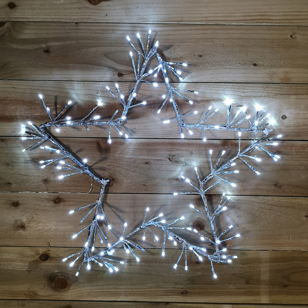 Samuel Alexander Silver Star LED Outdoor Christmas Decoration 60cm Image 6