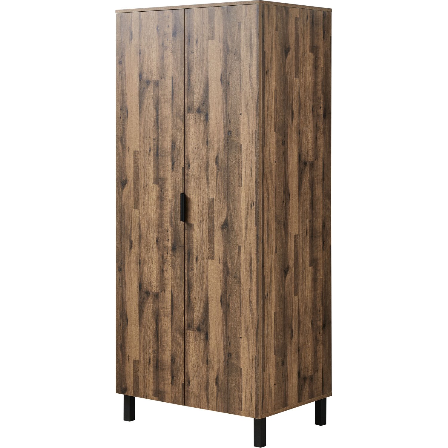 Hampshire 2 Door Oak Double Wardrobe Image 4