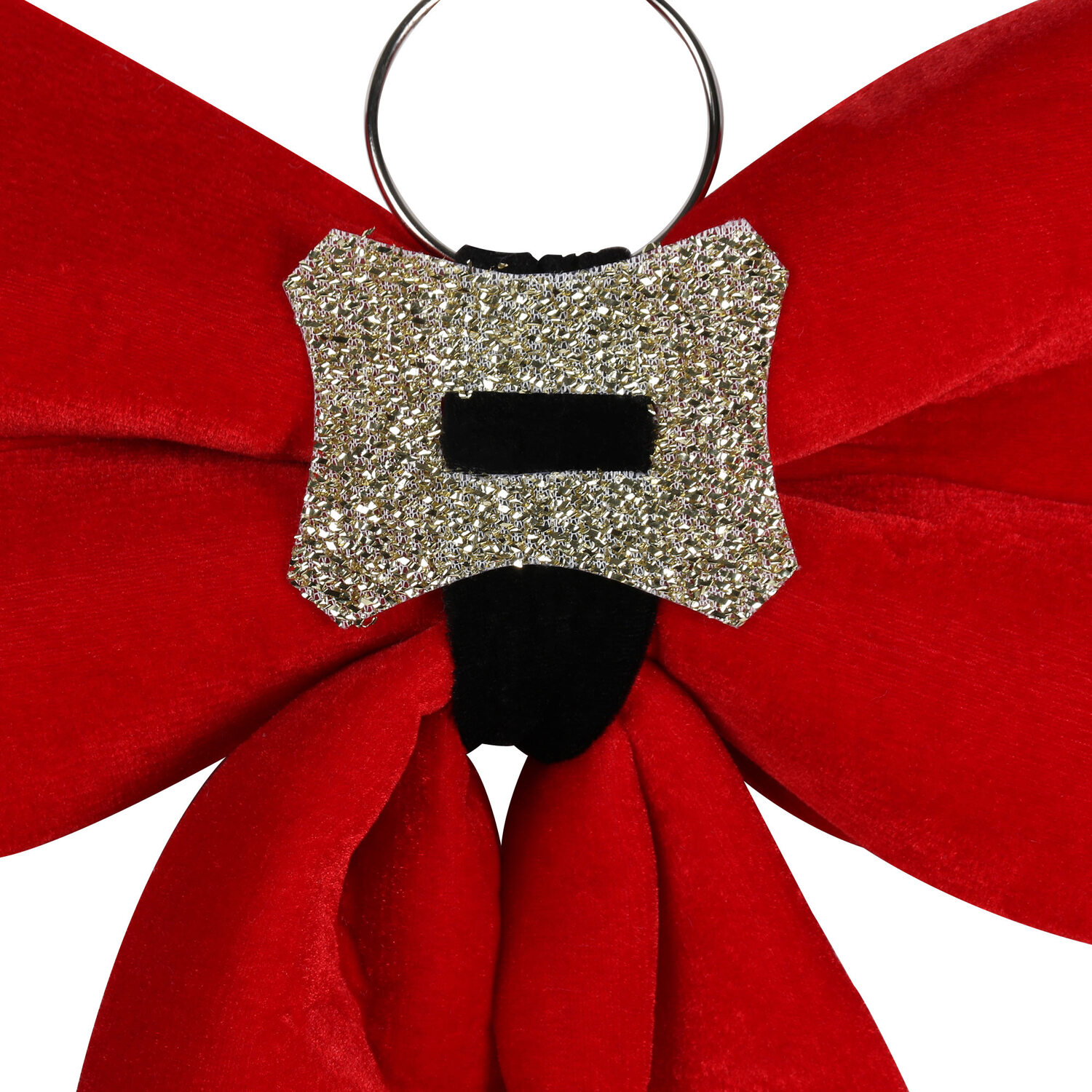 Extra Large Santa Bow  - Red Image 2
