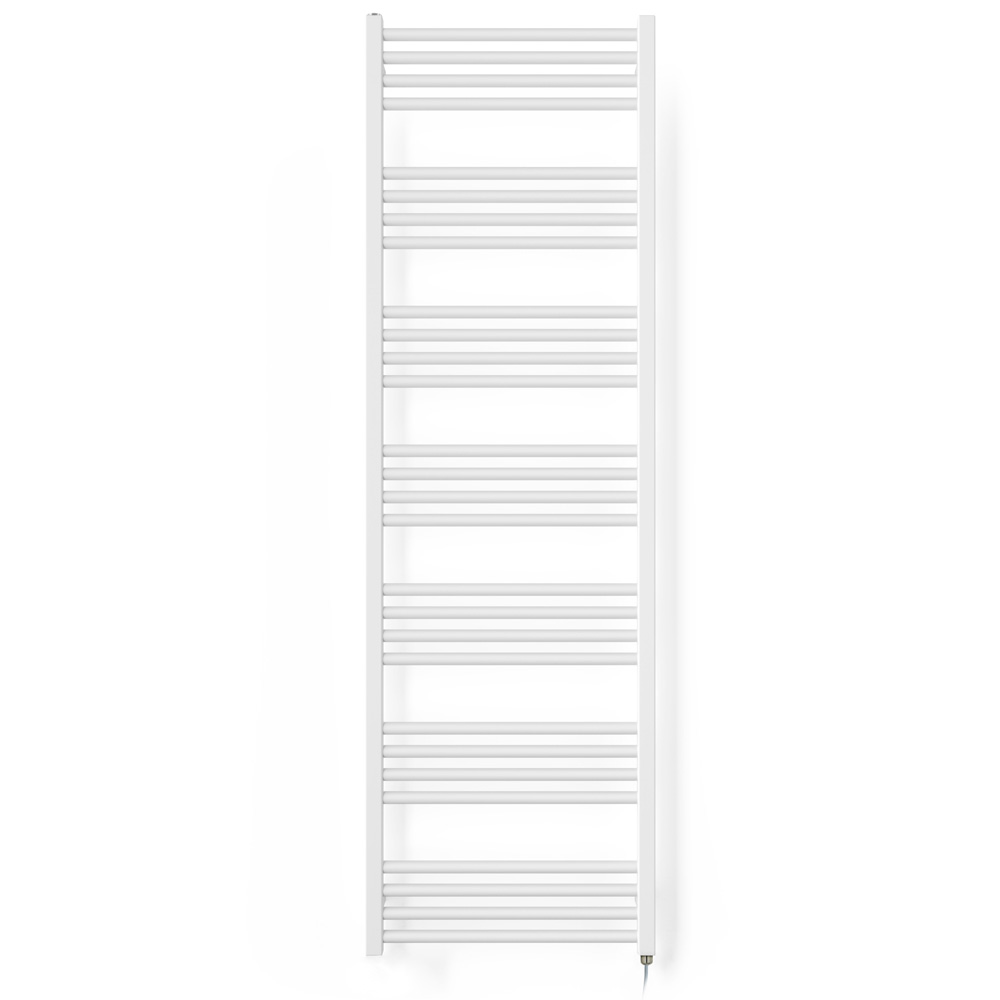 Terma Fiona E Soft Matt White Electric Towel Rail 1620 x 500mm Image 3