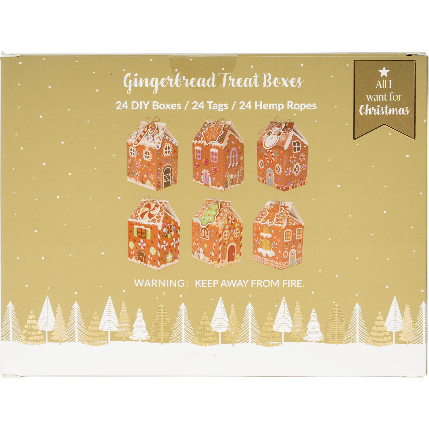 Gingerbread Treat Bags KitBrown Image 2