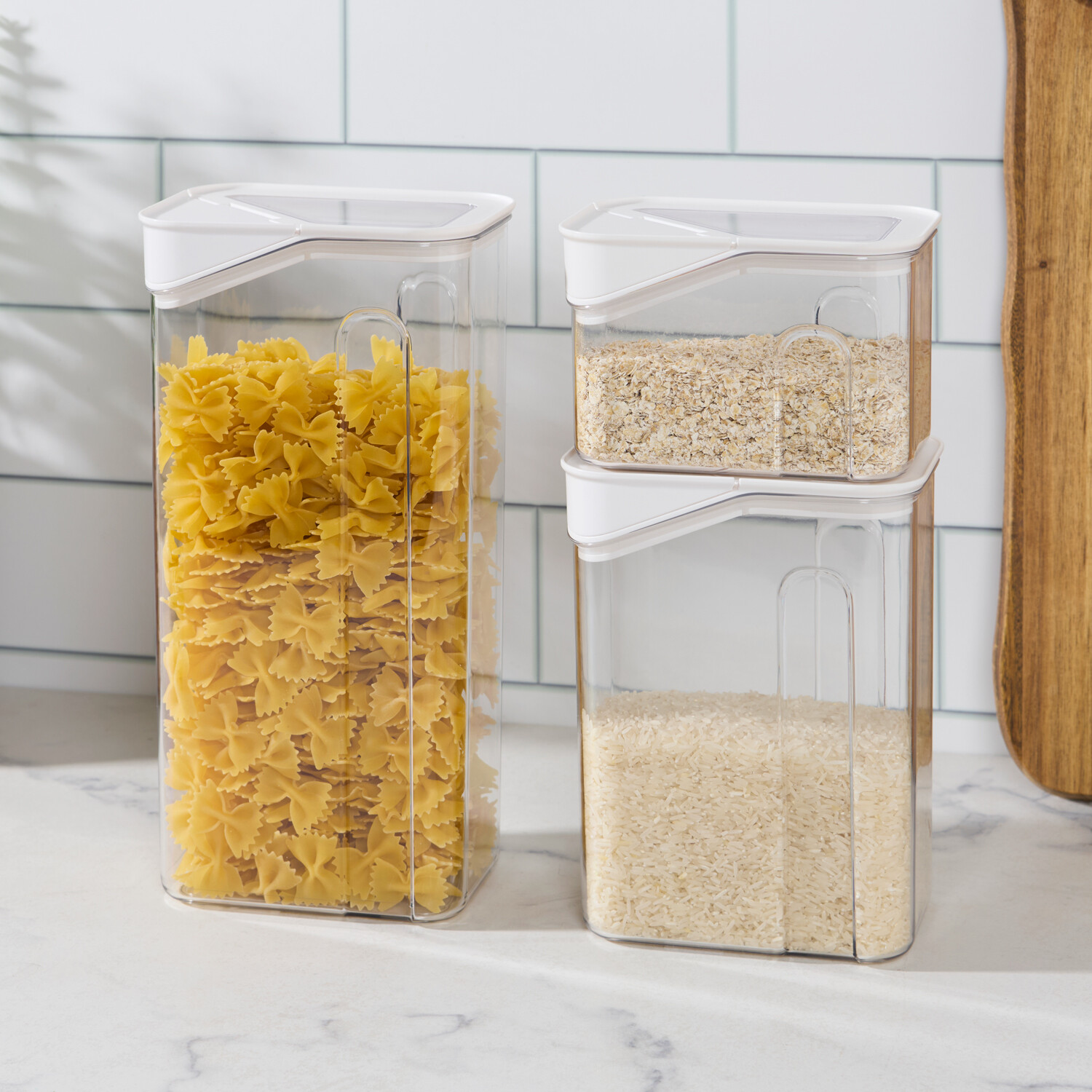 Airtight Corner Lid Food Container Clear 2.8 l Image 4