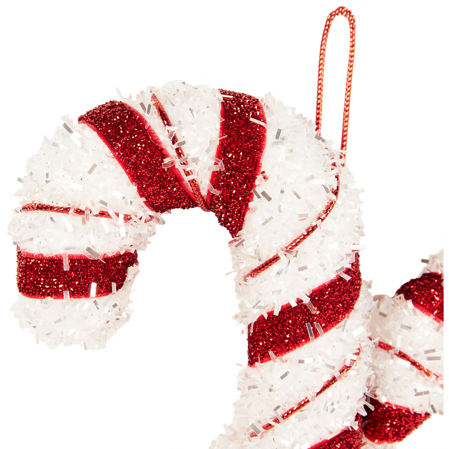 Candy Canes Hanging Decoration - Red & White Image 2