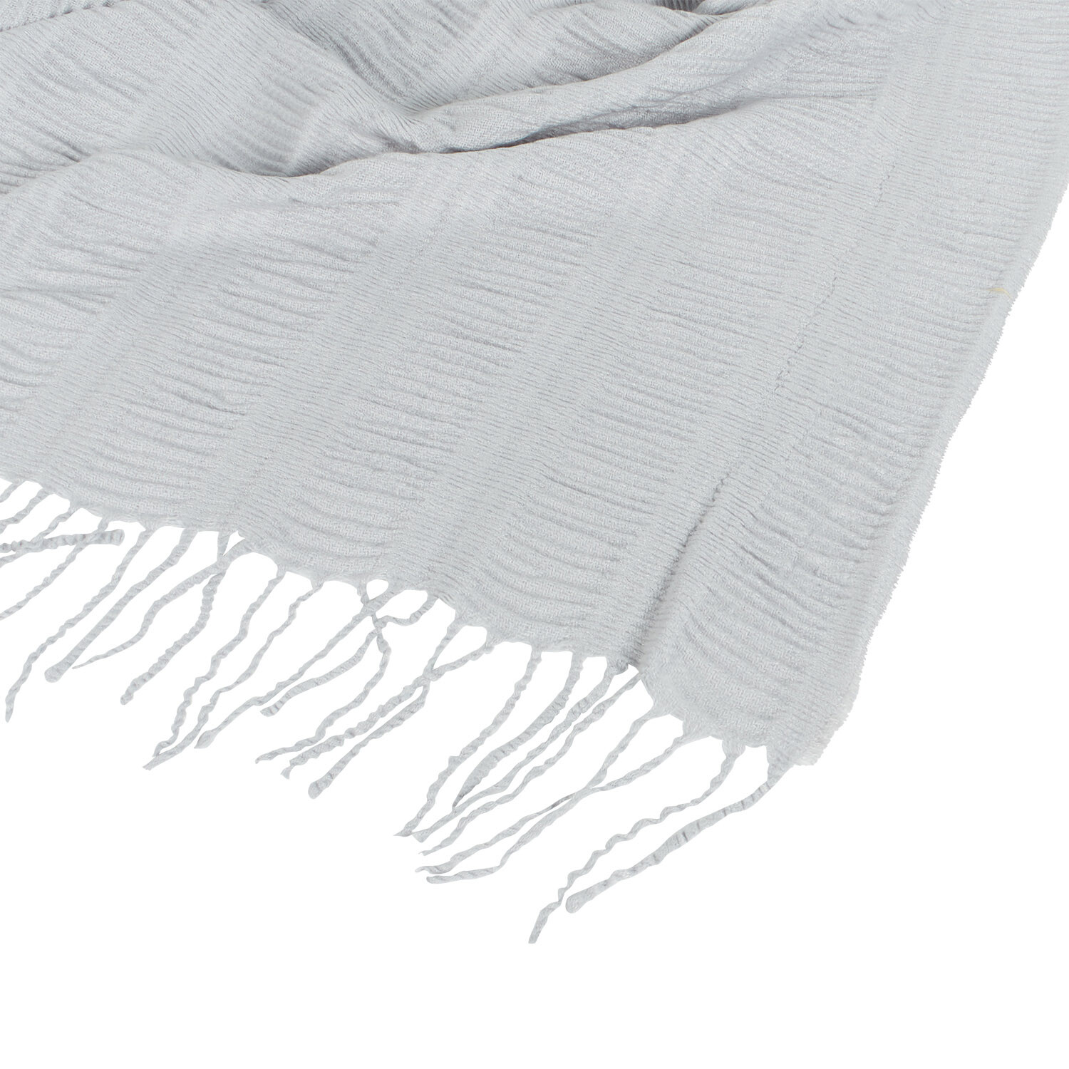 Parisa Seersucker Throw - Silver Image 2