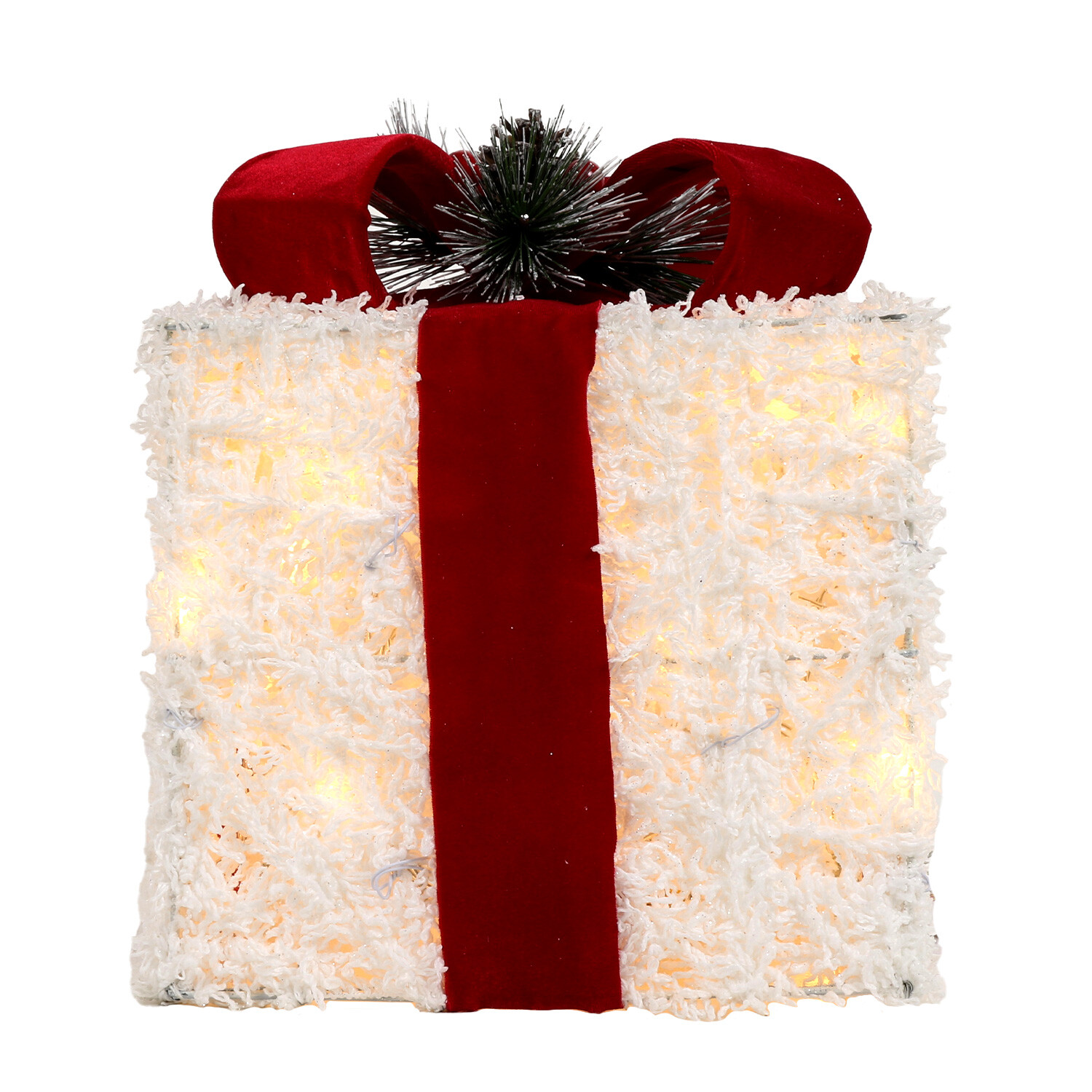 Candy Cane Lane LED Red and White Presents Set of 3 Image 5