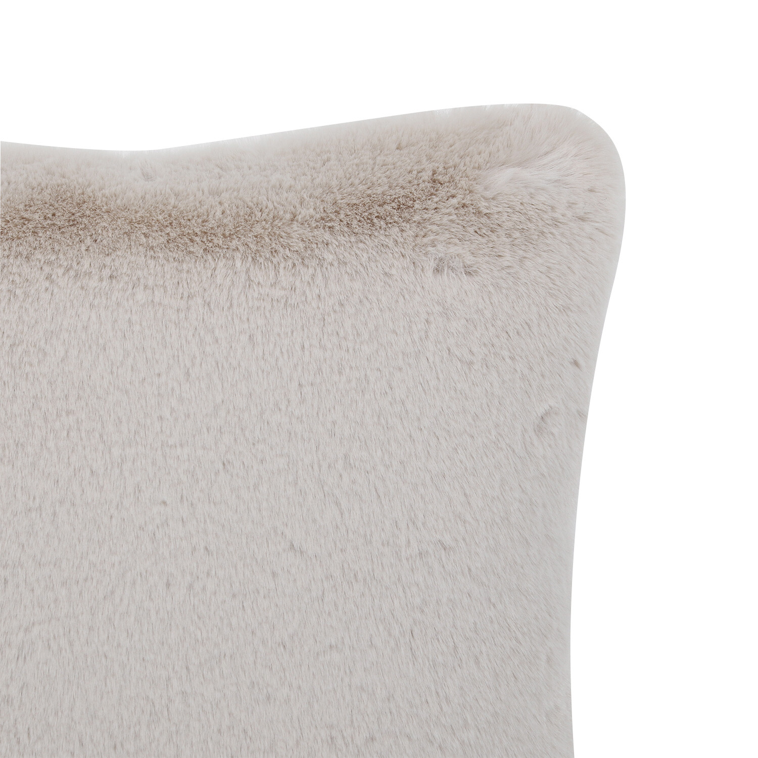 Divante Mink Rabbit Faux Fur Cushion 45 x 45cm Image 2