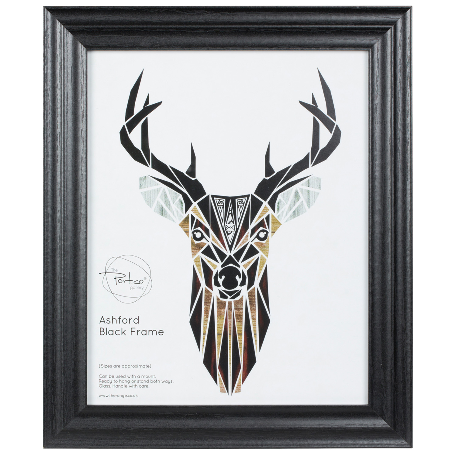 The Port. Co Gallery Ashford Black Photo Frame 16 x 12 inch Image 1