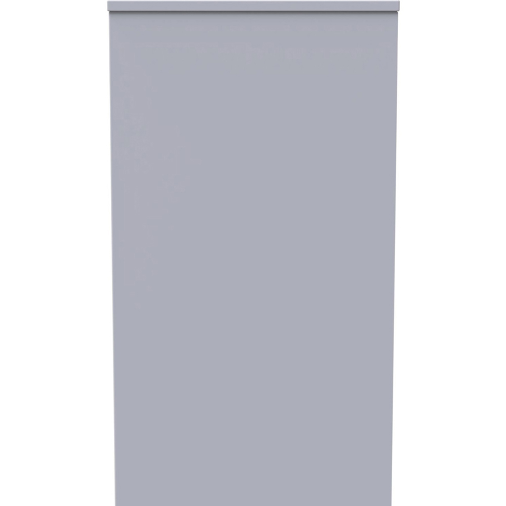 Crowndale Diamond Ready Assembled 4 Drawer Vanity Desk Matt Shadow and Grey Image 4