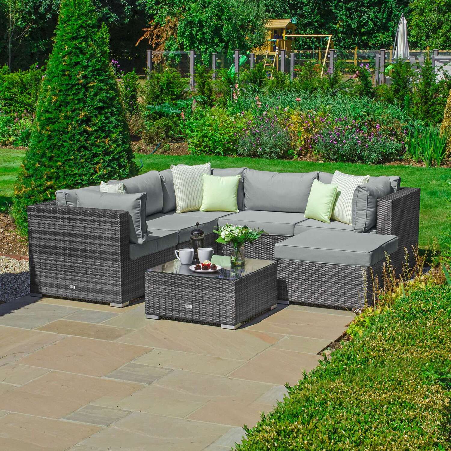 Chelsea Corner Sofa Set - Grey Image 1